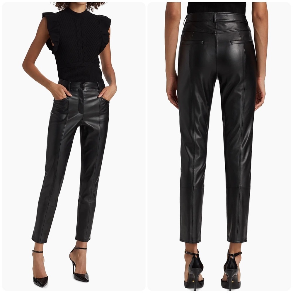 Milly Rue Faux Leather Pants